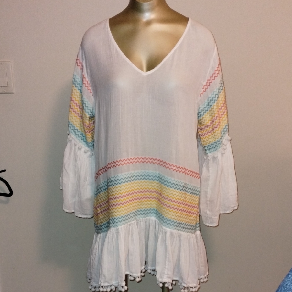 Boho Pompom Dress